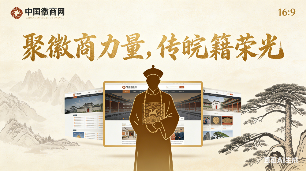 聚徽商力量 传皖籍荣光 —— 中国徽商网诚邀您共筑宣传服务阵地